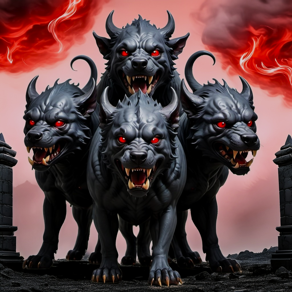 Special Deal - 4 at the Price of One - Pack of 4 Hellhounds - Preconjured - Spirit Binding - Spirit Keeping- Angelika Magick