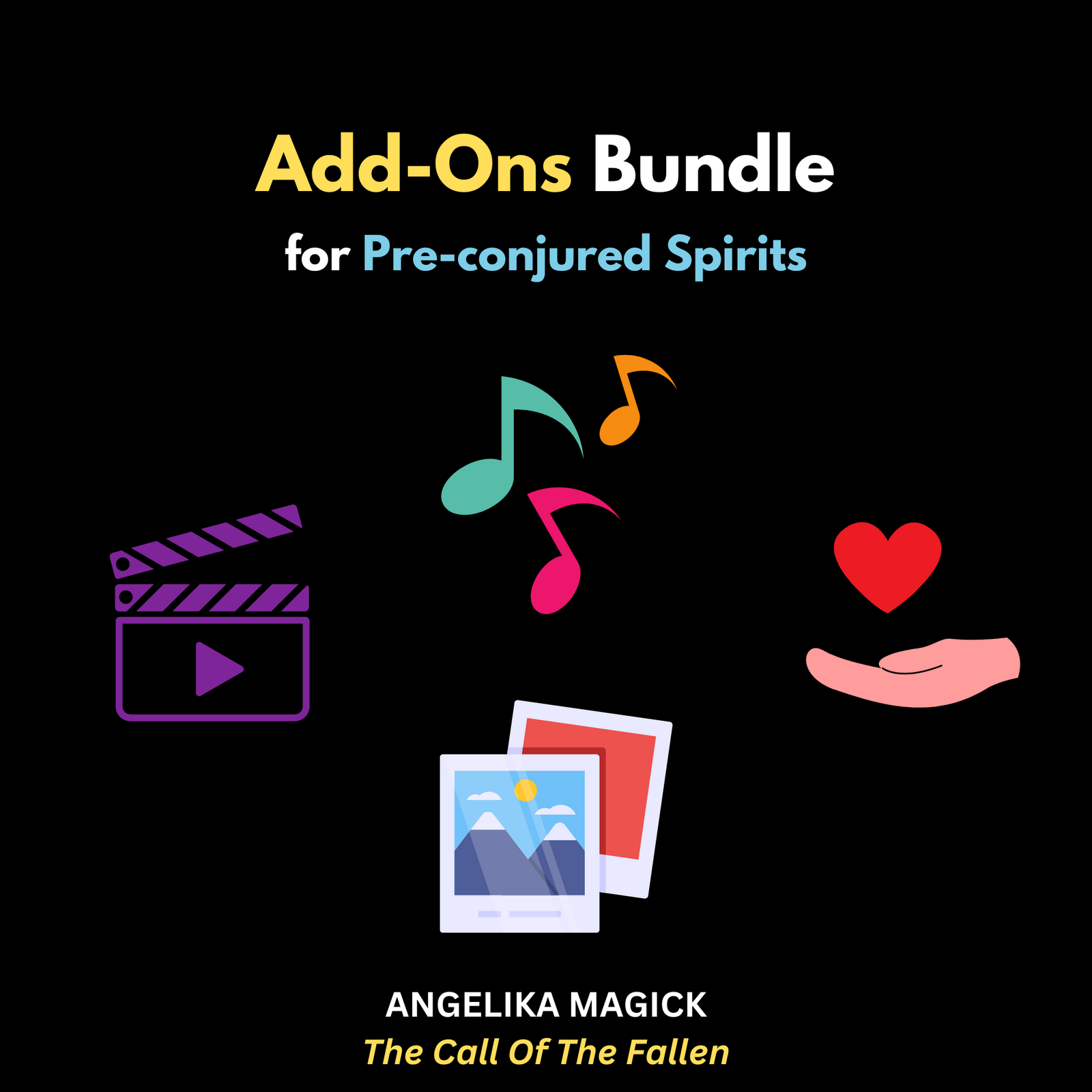 NEW!! Add-Ons Bundle for Preconjured Spirits - Support with Bonding - Better Feeling of the Spirit's energy signature right from the Start!