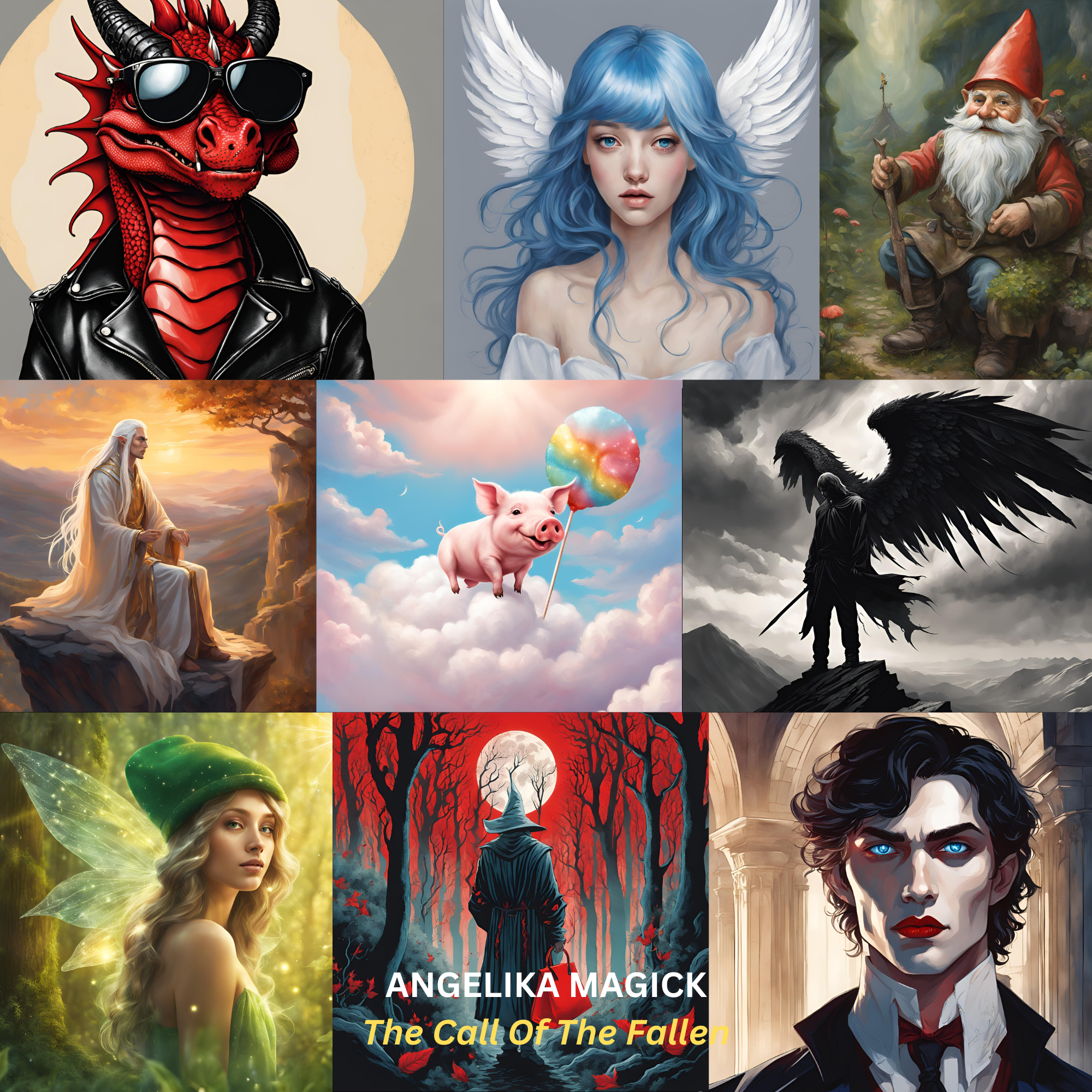 Custom Spirit's Portrait - Generated Image of Your Spirit Companion - Service by Angelika Magick