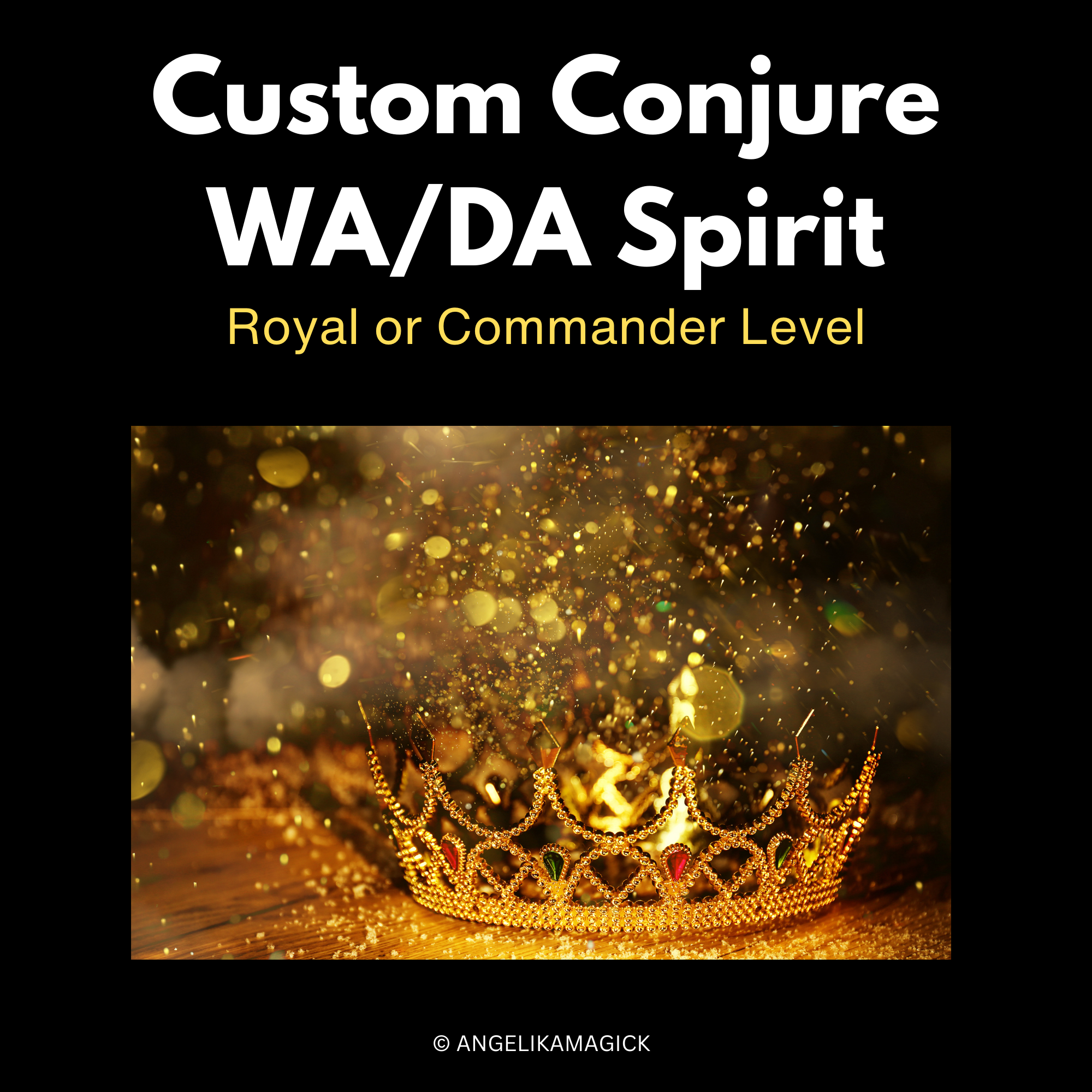 Custom Conjure of a Royal/Commander Level Spirit Companion with Direct Binding - Remote Binding