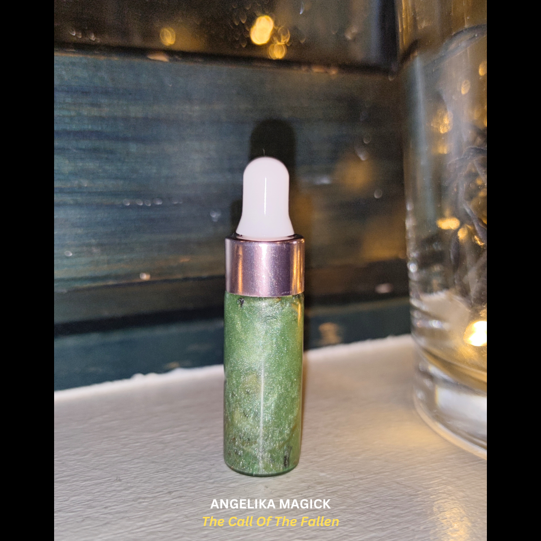 One 5ml bottle - Forest Moss -Handcrafted Ritual Magical Oil - Intention Oil - Spell Oil - Spirit Offering Oil - by Angelika Magick
