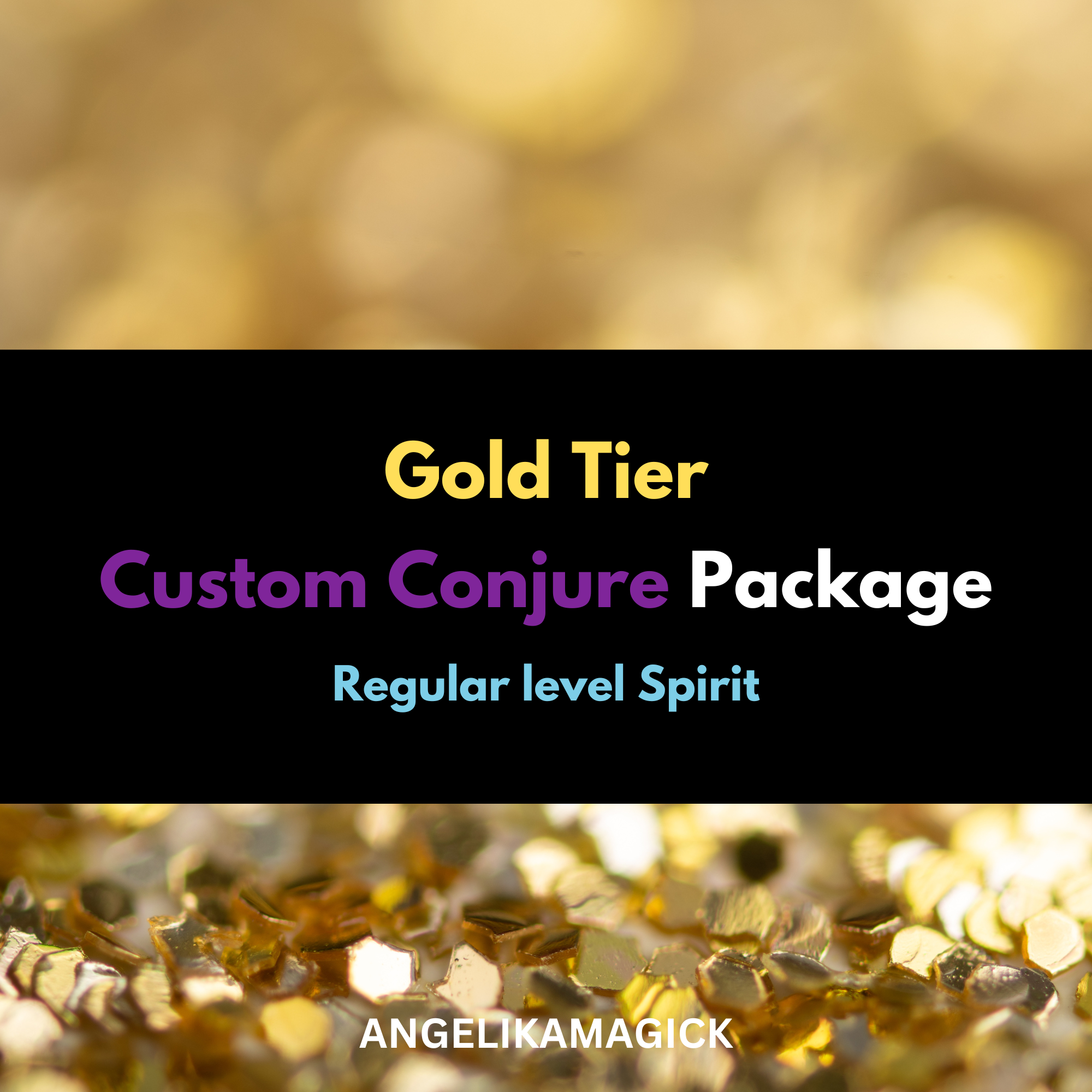 NEW!! Gold Tier Custom Conjure Package - Regular Level Spirit - Direct Binding