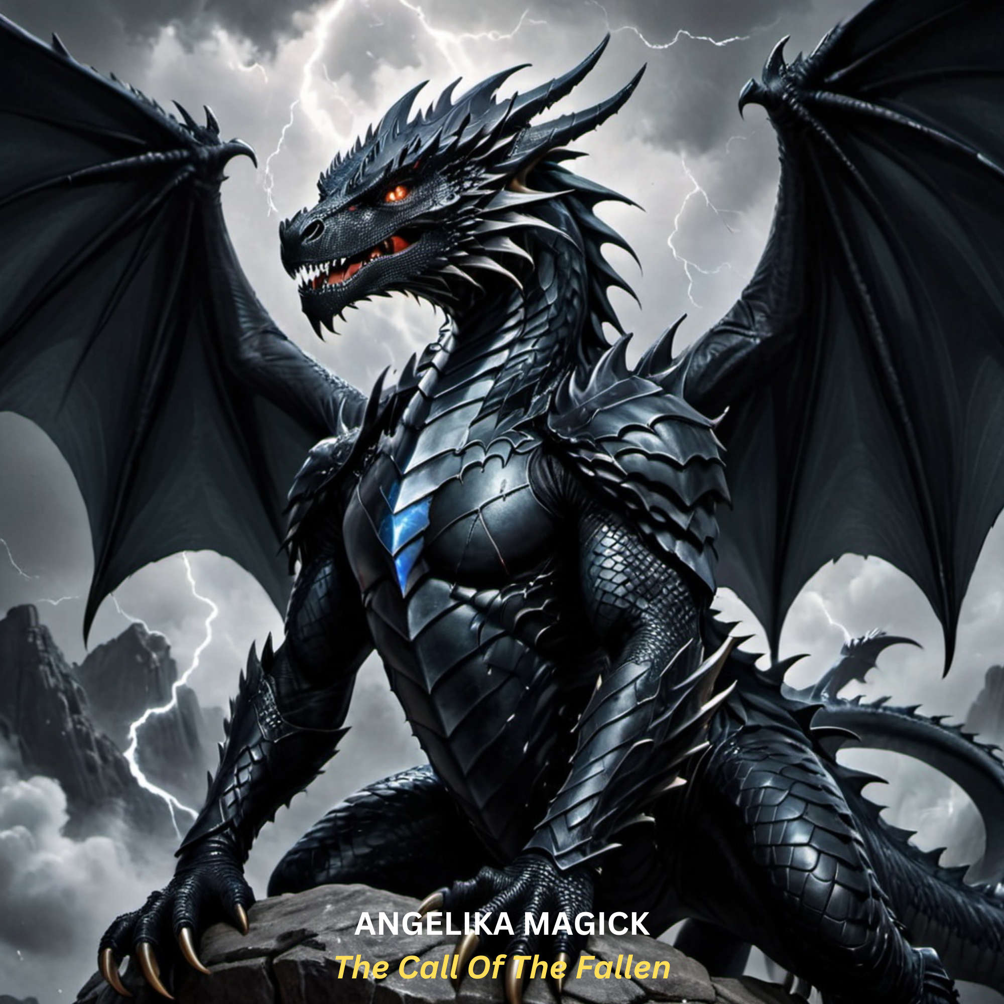 Fierce Protection and Expert of Dark Magick Male Black Dragon S.- Preconjured - Direct Binding - Spirit Keeping- Angelika Magick