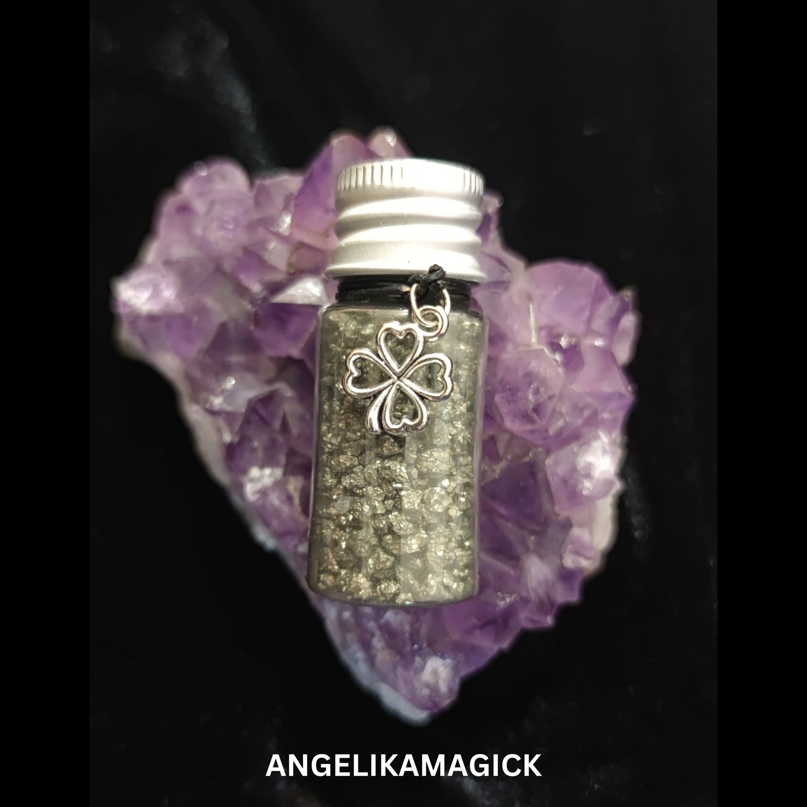 Pyrite Alchemy of Silver Flow and Golden Growth - Spell for Prosperity and Financial Wisdom - Spell by Angelika Magick - Vessel Bound Spell