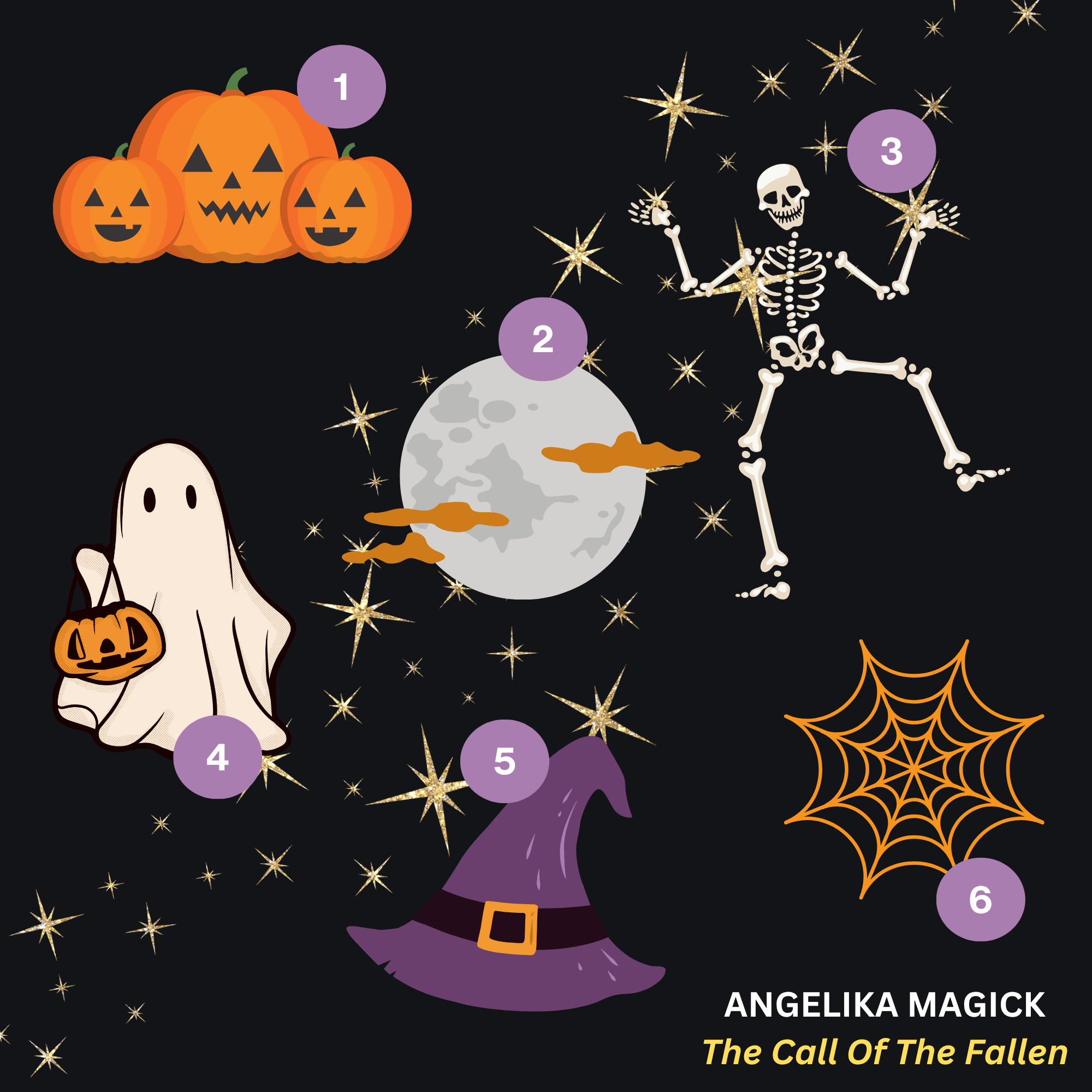 Samhain-Halloween TCOTF (DA) Mystery Spirit - Choose one Halloween Symbol & Get a New Spirit Companion - Direct Binding