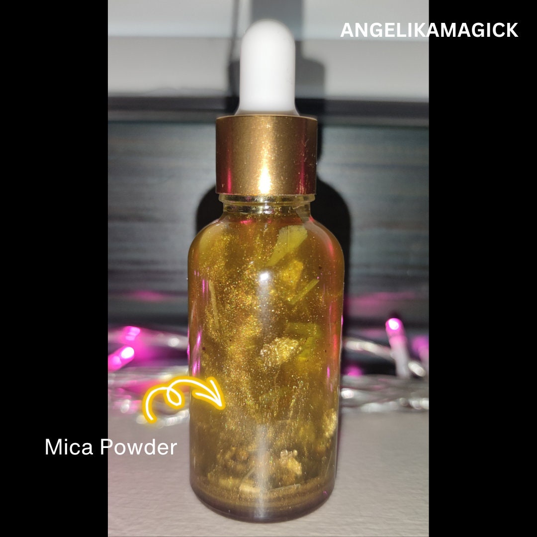 One 30ml bottle Handcrafted Ritual Magical Oil PLUS One 5ml bottle GIFT- Intention Oil - Spell Oil - Spirit Offering Oil - by Angelika Magick