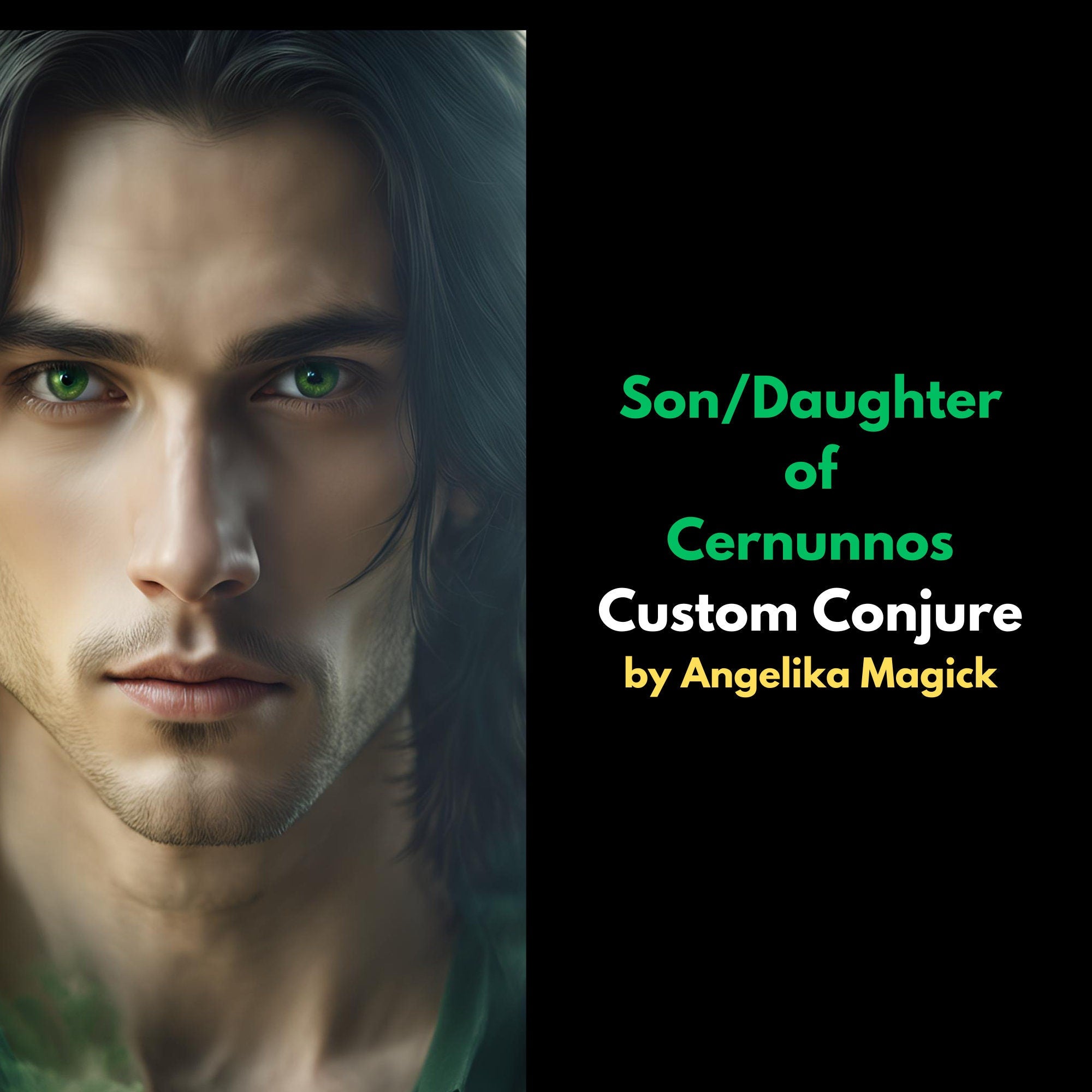 Custom Conjure of a Son/Daughter of Cernunnos Spirit Companion with Direct Binding - Spirit Binding - An Exclusive Angelika Magick's Conjure