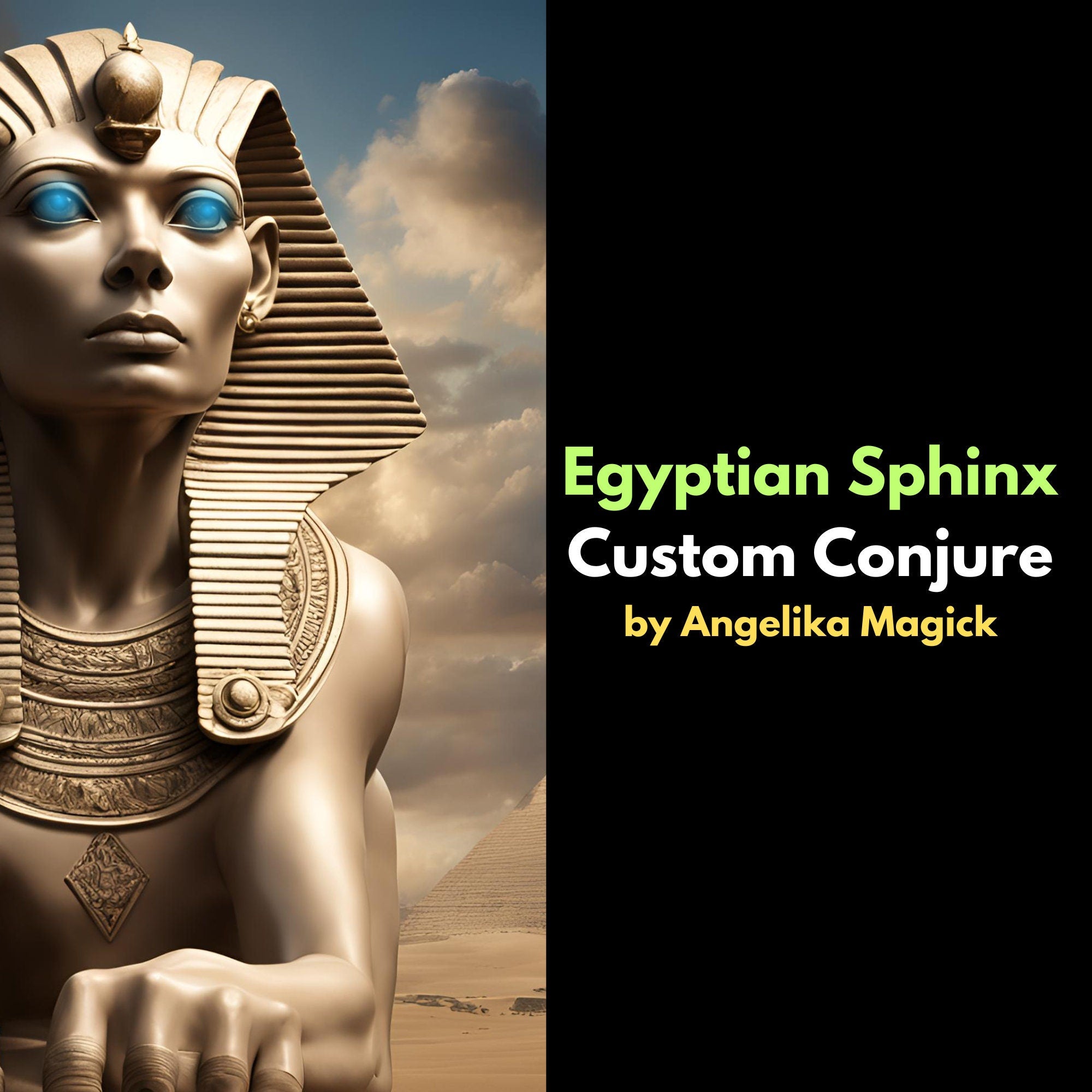 Custom Conjure of an Egyptian Sphinx Spirit Companion with Direct Binding - Spirit Binding
